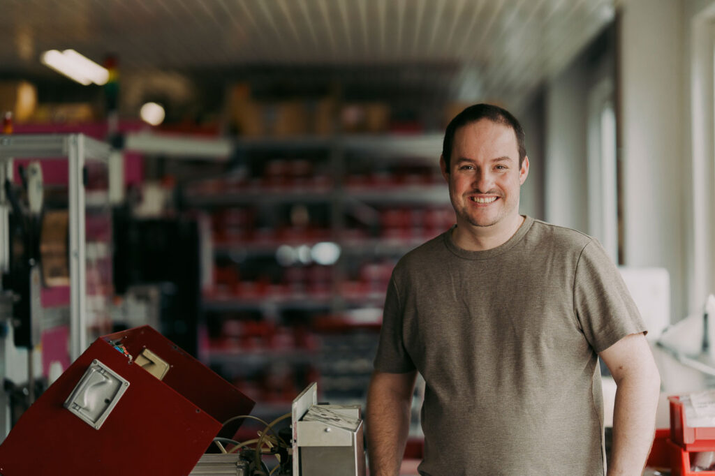 Stefan Wagner im Vordergrund