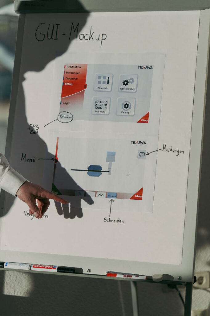 Flichart mit Screenshots zur Software